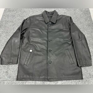 Vintage The Sopranos Exclusive HBO Leather Jacket Black Logo Rare Men’s XXL